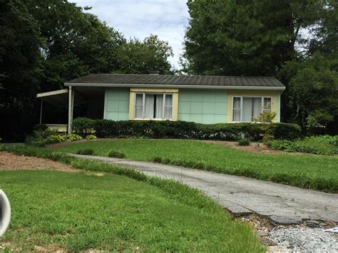 1950s prefab metal house|1950s suburban house.